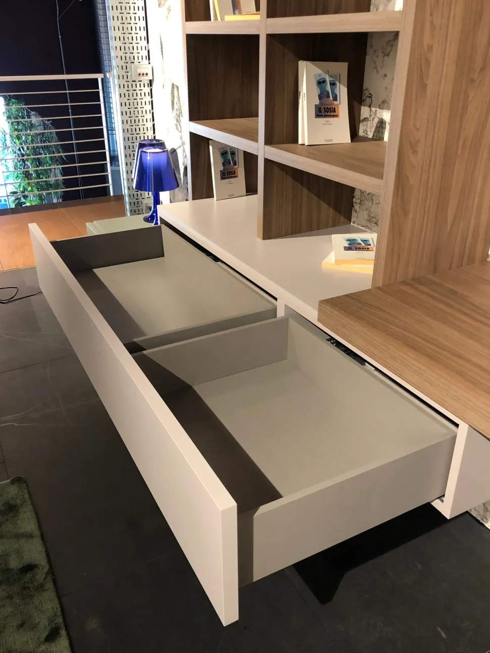 Soggiorno completo modello Line-up in stile moderno di Dielle a PREZZI OUTLET