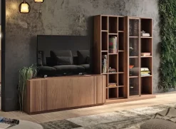 Soggiorno completo Modello nova di Mobilificio bellutti in legno a prezzo scontato