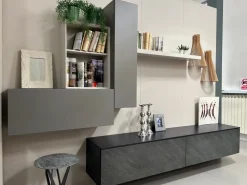 Soggiorno completo modello Spazio di Pianca in Offerta Outlet