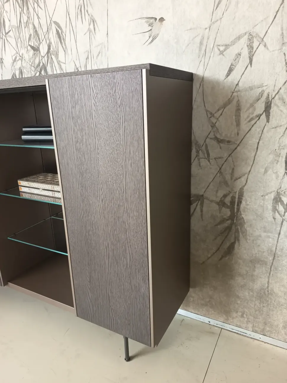 Soggiorno completo modello Logos in stile design di Molteni & c a PREZZI OUTLET