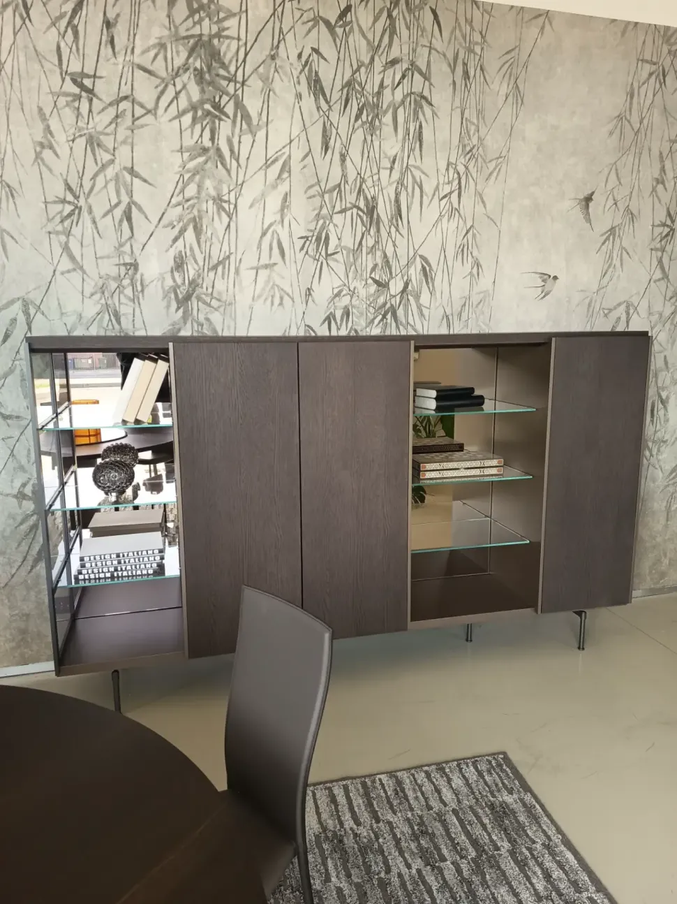 Soggiorno completo modello Logos in stile design di Molteni & c a PREZZI OUTLET