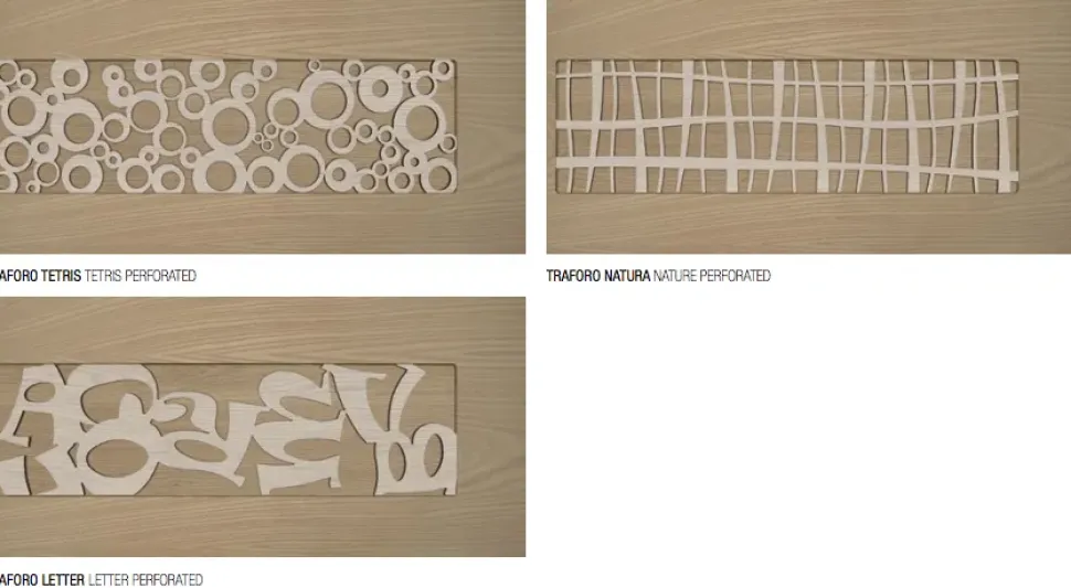 Soggiorno completo modello Allegra in frassino di Collezione esclusiva in Offerta Outlet