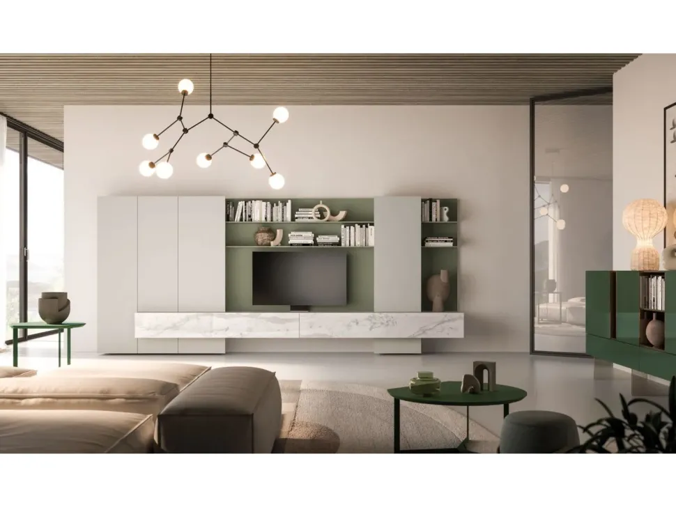 Soggiorno completo modello Day * in stile design di Orme a PREZZI OUTLET