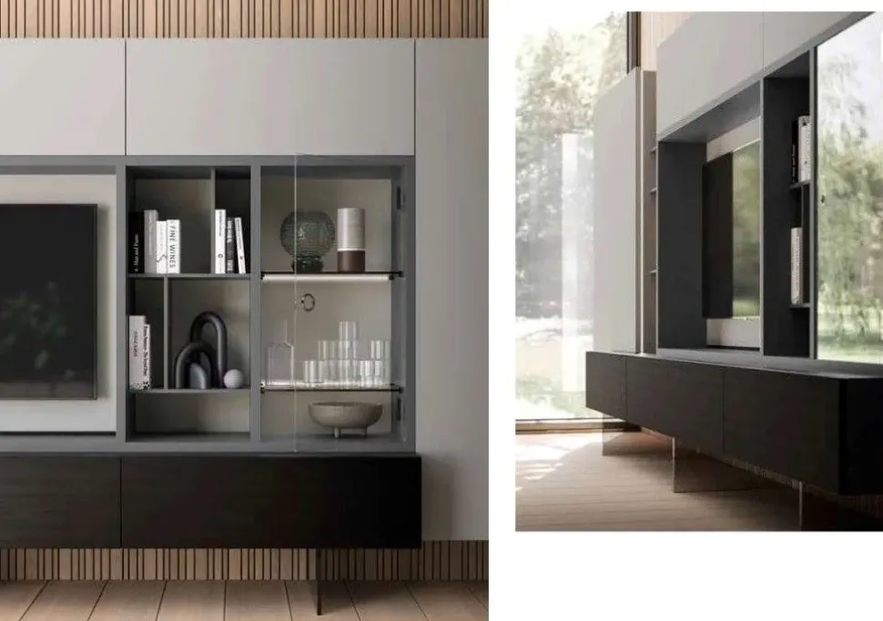 Soggiorno completo modello Day * in stile design di Orme a PREZZI OUTLET affrettati