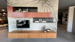 Soggiorno completo Mood living di Novamobili in stile design a prezzi outlet