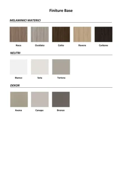 Soggiorno completo Orme day 19 di Orme in laminato materico a prezzo Outlet