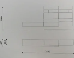 Soggiorno completo Orme day 128 di Orme in stile moderno a prezzi outlet