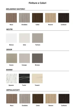 Soggiorno completo Orme day 117 di Orme in laminato materico a prezzo Outlet