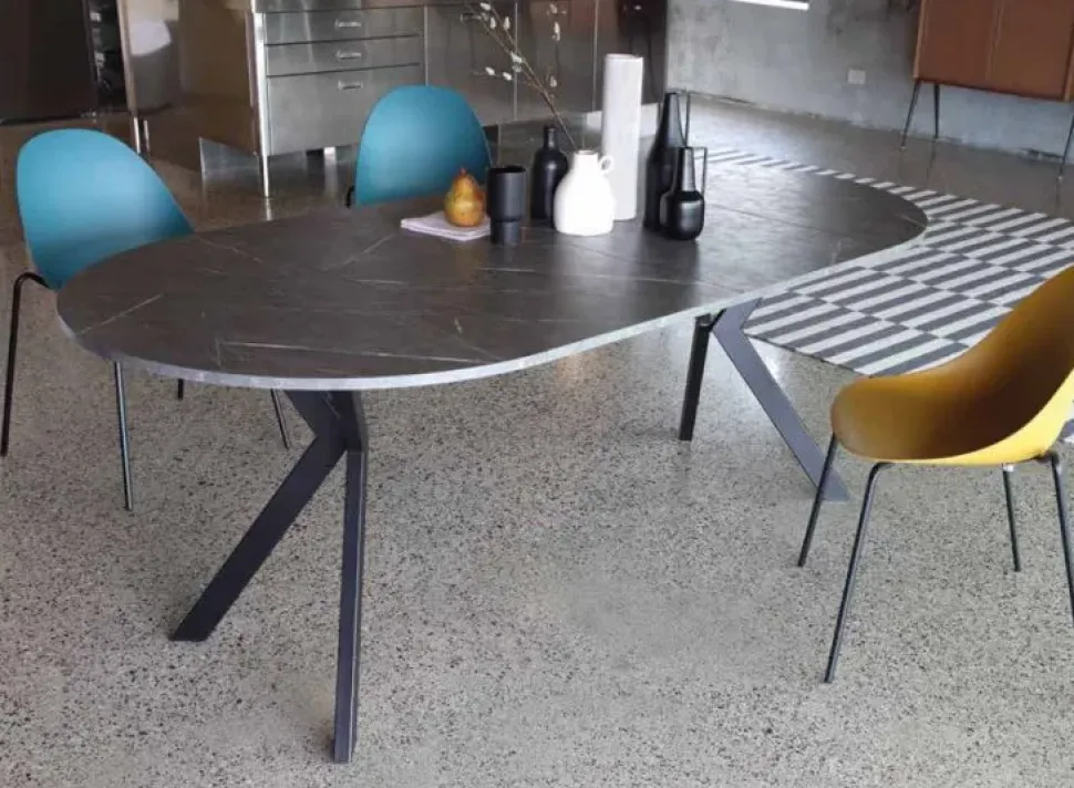 Tavolo 644 micro round * La seggiola in laminato Rotondo allungabile scontato 30%