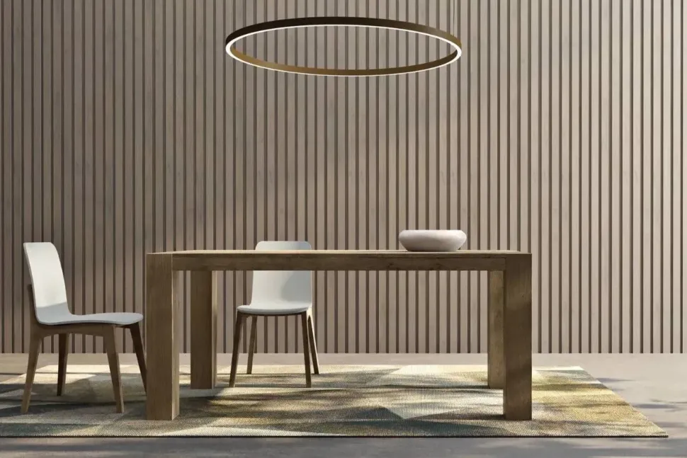 Tavolo Acheo * Fratelli mirandola in legno Rettangolare allungabile scontato 30%