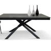 Tavolo allungabile Allungabile finitura acciaio ossidato Collezione esclusiva