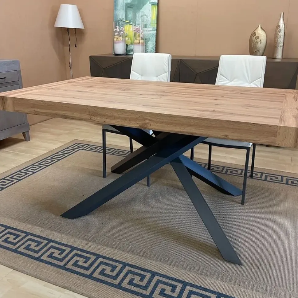 Tavolo allungabile Intreccio 180 Artigianale