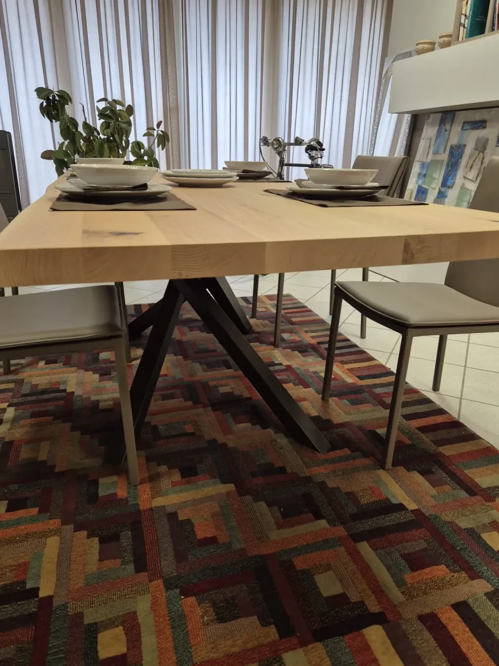 Tavolo Artigianale Massiccio rovere PREZZI OUTLET -30%