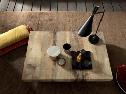 Tavolo Assist Altacom in legno rettangolare, allungabile e dal design moderno.