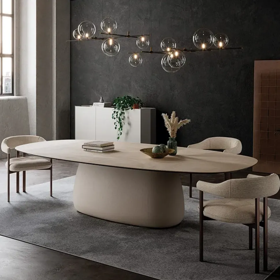 Tavolo Botero keramik di Cattelan italia scontato del 30%