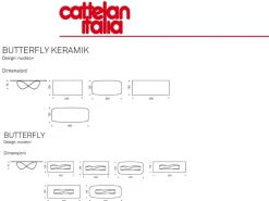 Tavolo Butterfly keramik Cattelan italia a prezzo ribassato
