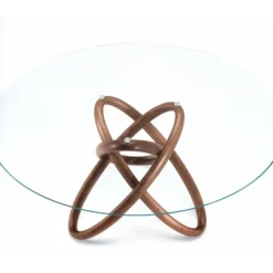 Tavolo Carioca Cattelan Italia in vetro fisso. Lunghezza: 120 cm.