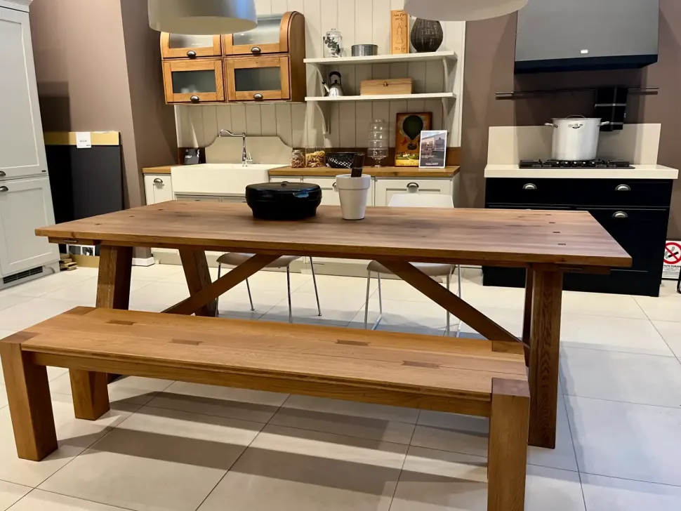 Tavolo Castle Devina nais in legno Fisso