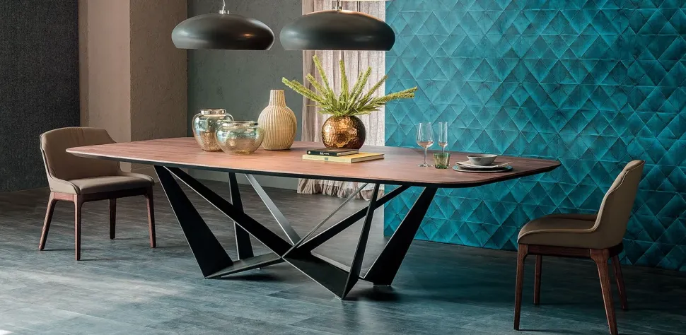 Tavolo Cattelan Italia in legno rettangolare, OUTLET!