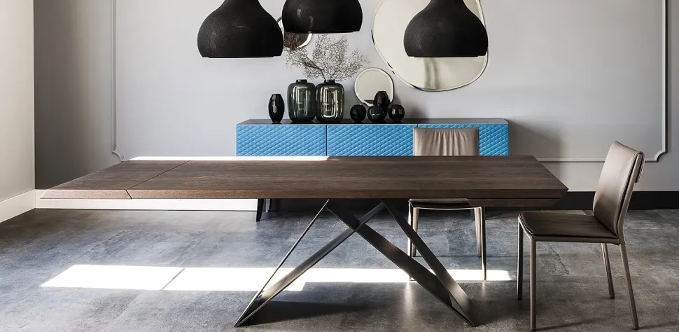 Tavolo Cattelan Italia in legno rettangolare. Prezzo Outlet!