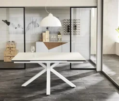 Tavolo Ceramico white Cucine store in OFFERTA OUTLET