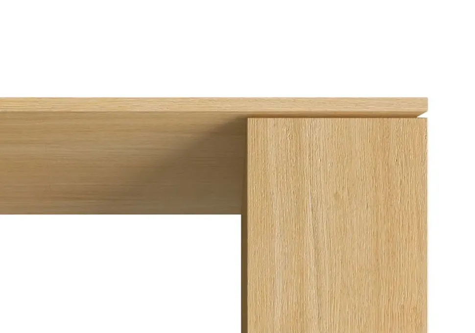 Tavolo con piano in legno rettangolare di Pianca a PREZZO OUTLET