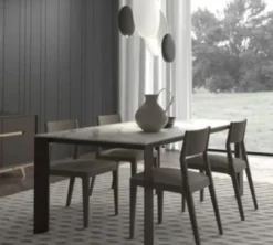 Tavolo con piano in marmo rettangolare di Artigianale a PREZZO OUTLET