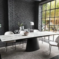 TAVOLO Connubia Ellisse ovale SCONTATO a PREZZI OUTLET