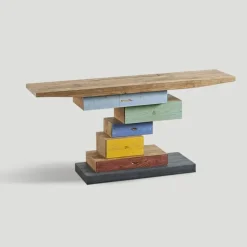 Tavolo consolle modello Consolle Dialma brown a prezzo Outlet