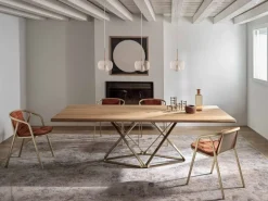 Tavolo Delta  Bontempi in legno Fisso scontato 25%