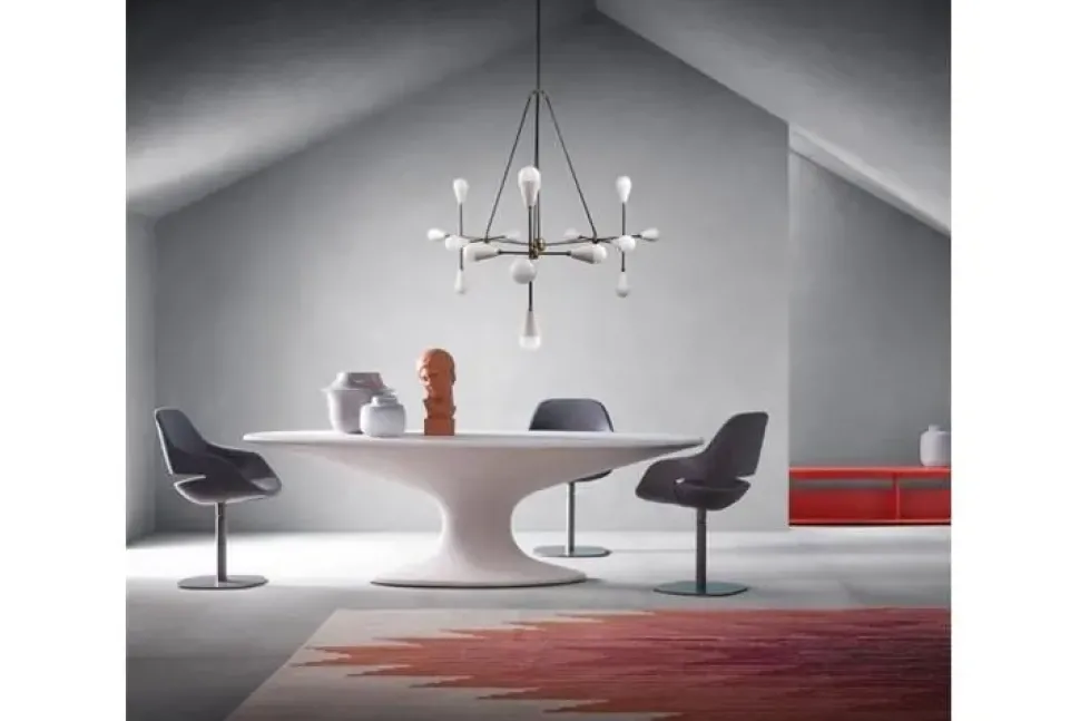 Tavolo ellittico Tavolo fenice by piero bottoni 1936 di Zanotta a prezzo riservato