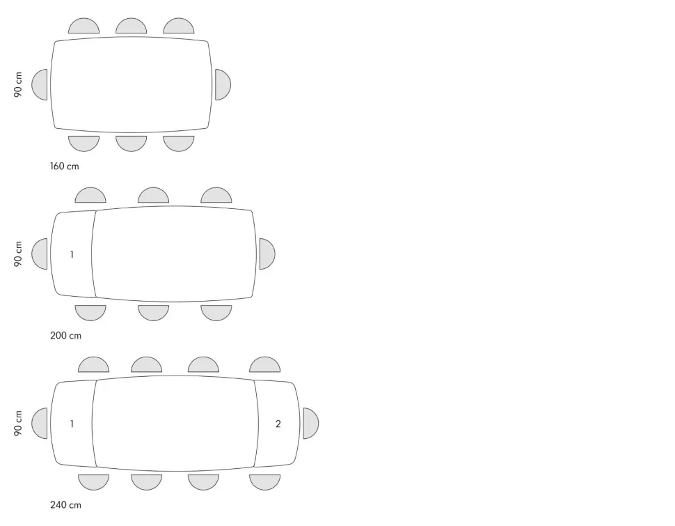 Tavolo ellittico Tavolo modello agata Mobilificio bellutti scontato del 56%