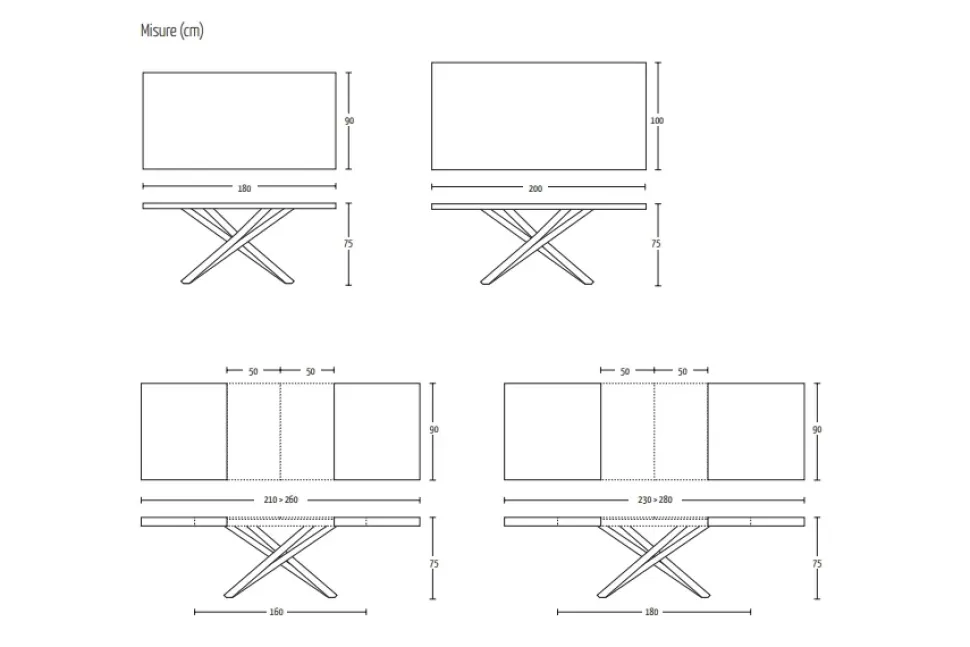 Tavolo Fahrenheit Altacom in OFFERTA OUTLET
