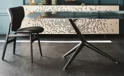 Tavolo fisso Atlantis crystalart Cattelan italia