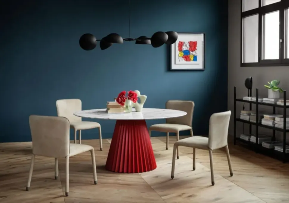 Tavolo fisso Plissé di Midj a prezzo riservato