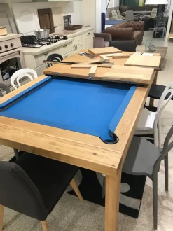 Tavolo fisso Tavolo masso di rovere carambola  Artigianale a prezzo scontato