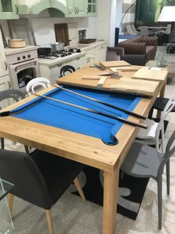 Tavolo fisso Tavolo masso di rovere carambola Artigianale a prezzo scontato