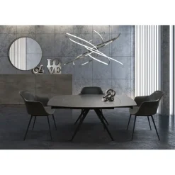 Tavolo Grafite Mobilificio bellutti in vetro Allungabile scontato 52%