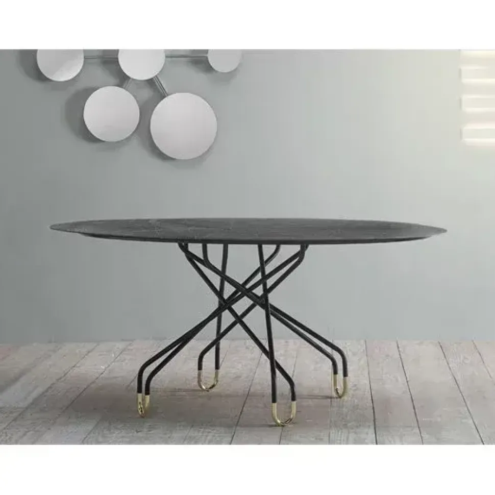 Tavolo in altri materiali rotondo Archimede * Ambianceitalia a prezzo scontato