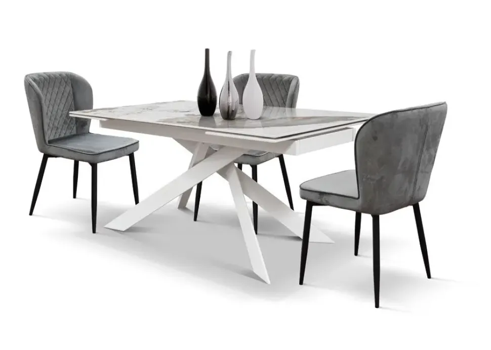 Tavolo in altri materiali rettangolare Tavolo piano pandora luxury allungabile Md work a prezzo scontato