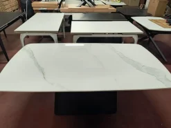 Tavolo in ceramica ellittico Tavolo in ceramica statuario  Mobilificio bellutti a prezzo ribassato