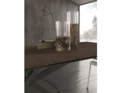 Tavolo in ceramica rettangolare Twist allungabile Zamagna a prezzo ribassato