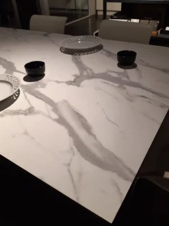 Tavolo in ceramica rettangolare Cross Easyline a prezzo scontato