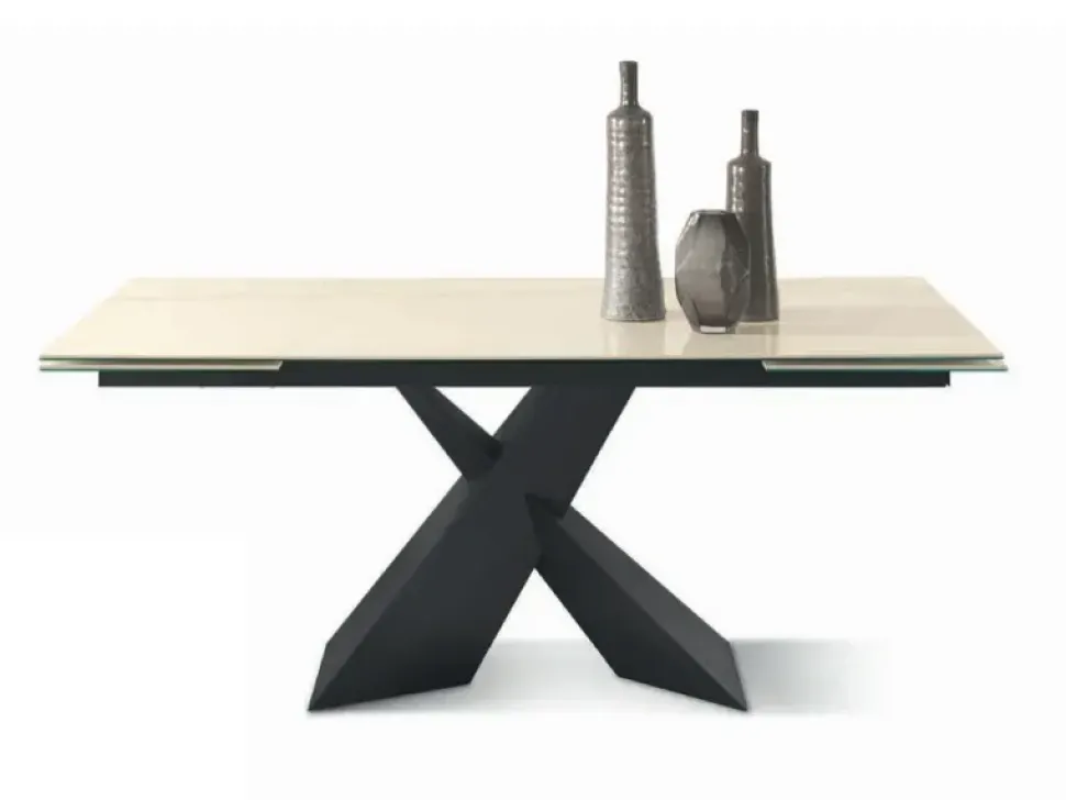 Tavolo in ceramica rettangolare Ship Zamagna a prezzo ribassato