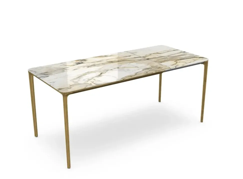 Tavolo in ceramica rettangolare Slim extensible Sovet a prezzo ribassato