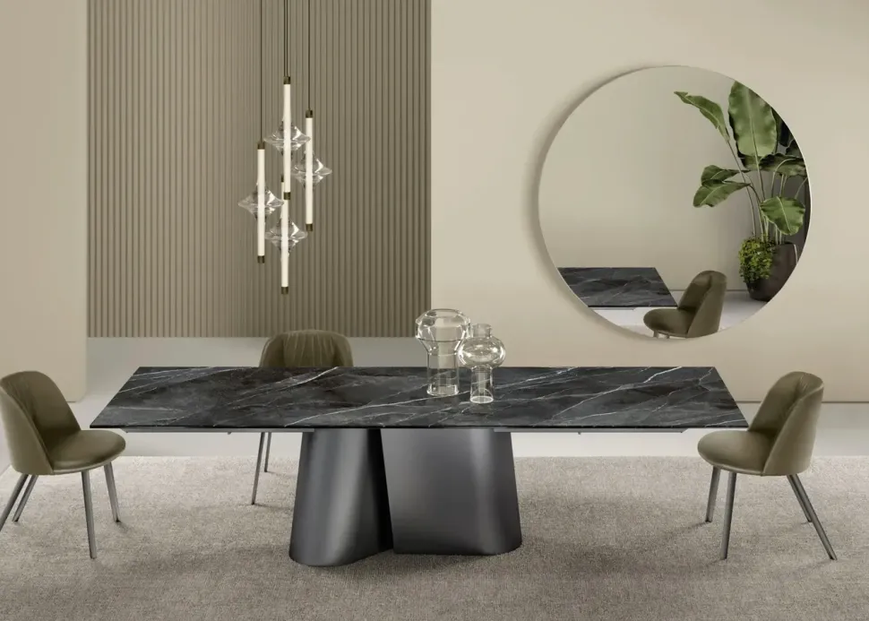 Tavolo in ceramica rettangolare Tavolo kimono – bontempi casa Bontempi in offerta outlet