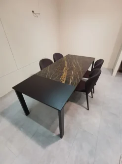 Tavolo in ceramica rettangolare Zenith t91 Friulsedie a prezzo ribassato