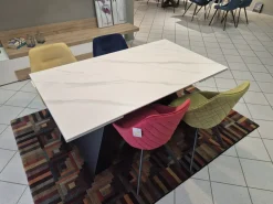 Tavolo in ceramica rettangolare Vermont Artigianale a prezzo ribassato