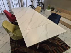 Tavolo in ceramica rettangolare Vermont Artigianale a prezzo ribassato