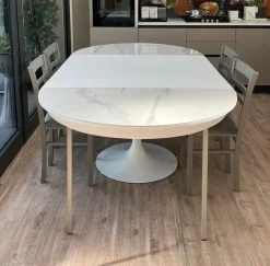 Tavolo in ceramica rotondo Sun super Altacom a prezzo scontato